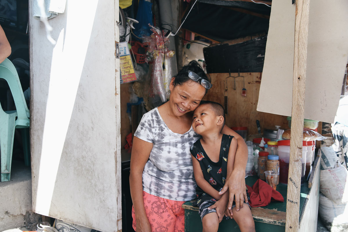 Anastacio with grandmothera