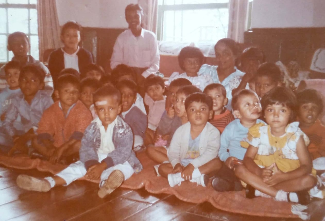 Marcus Rixon as a young child in Kolkata, India