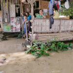 Heavy rains damaged a dike in digos city