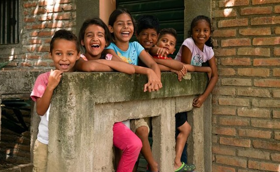 Several OneChild Honduras children
