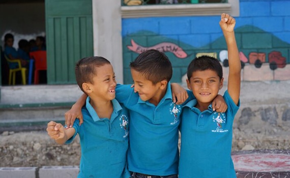 Three Honduras boys smiling