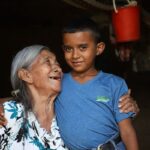 Hector and grandmother