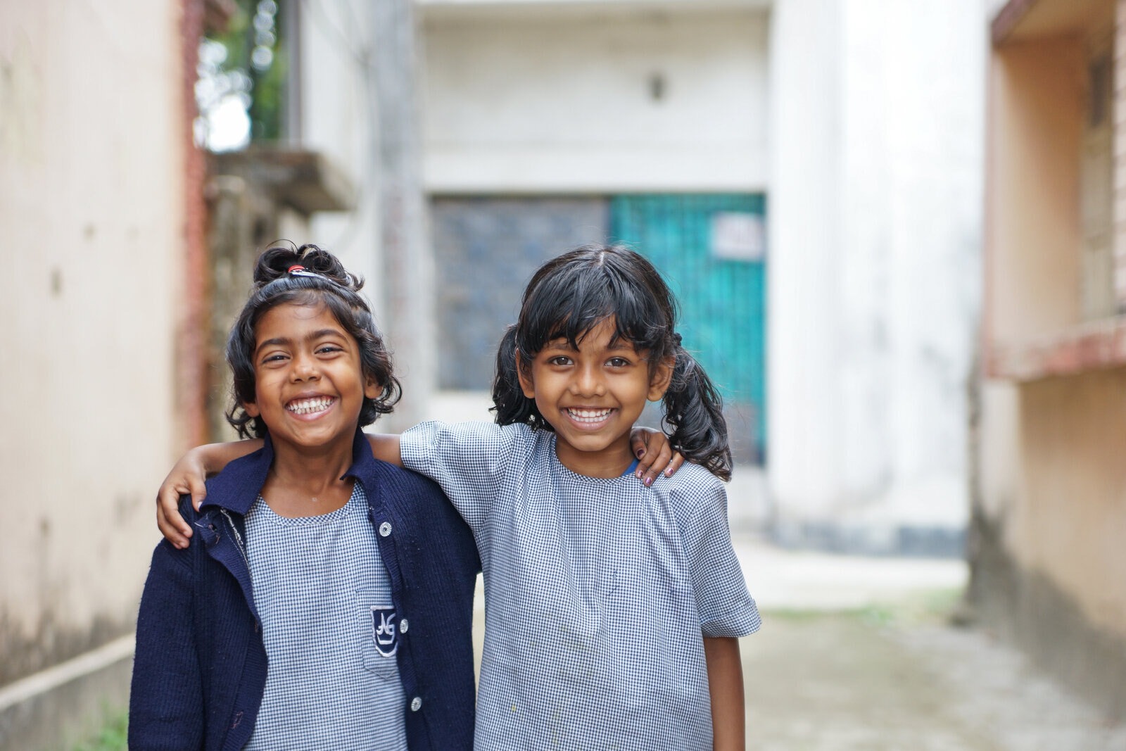 Two friends in Kolkata, India